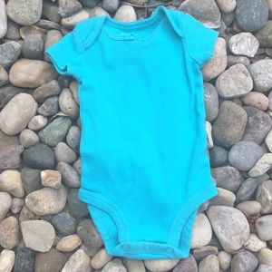 Carter’s Newborn Onesie Teal Baby Girl